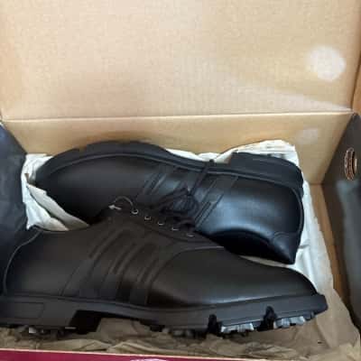 Adidas Men’s Grandview WdWp Golf Shoes   Size 9 Black  