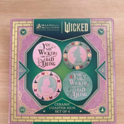 Maxwell Williams Wicked Ceramic Coasters 