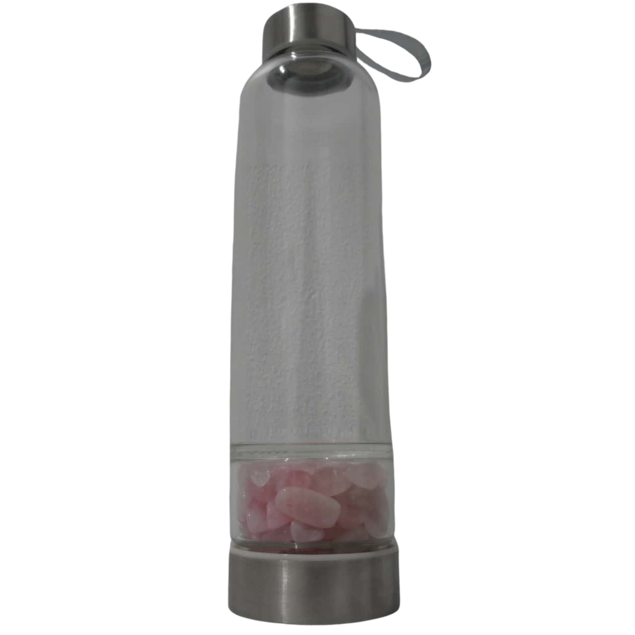 Natural Quartz Rose Crystal Water Bottle (s)