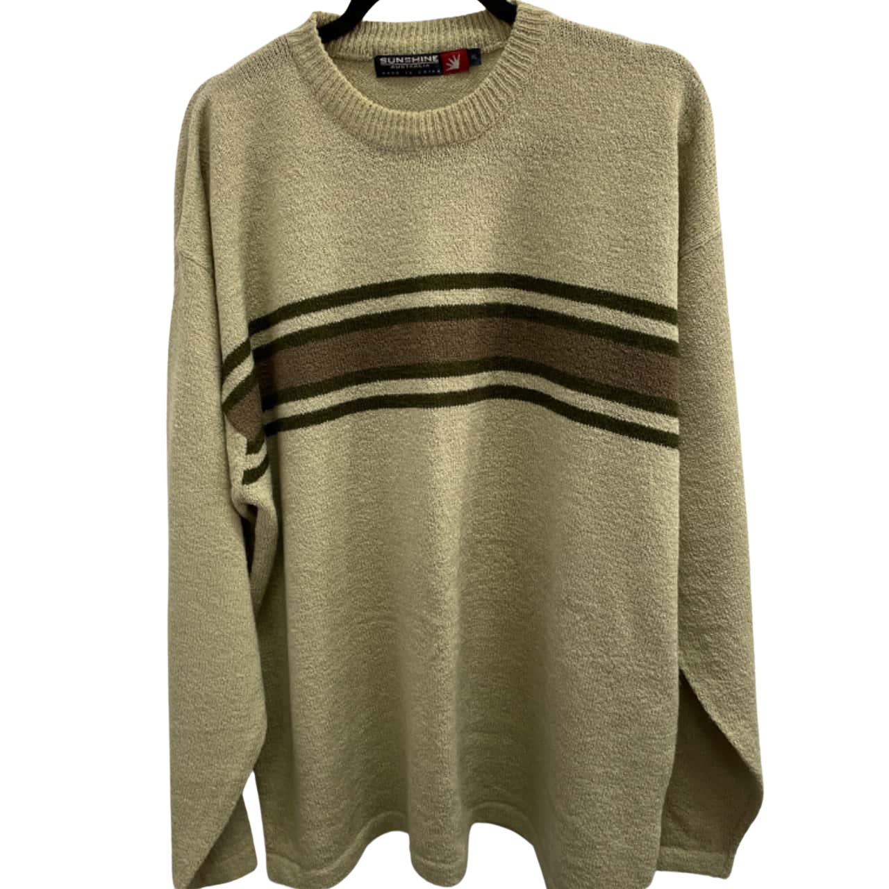 Other Mens Size XL Jumpers Beige / Brown / Striped