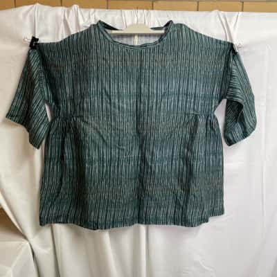 Muse Bidie style Womens  Size L Green / Striped top 