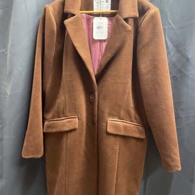 Elm Lifestyle Mens Size L Tamsin Chocolate Coat