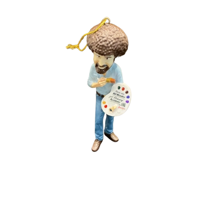 Bob Ross ornament 