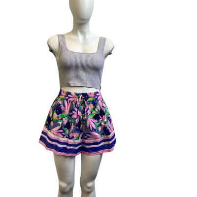 Brand New Steele Womens Size XS Laguna Breeze Rosa Shorts Multicoloured