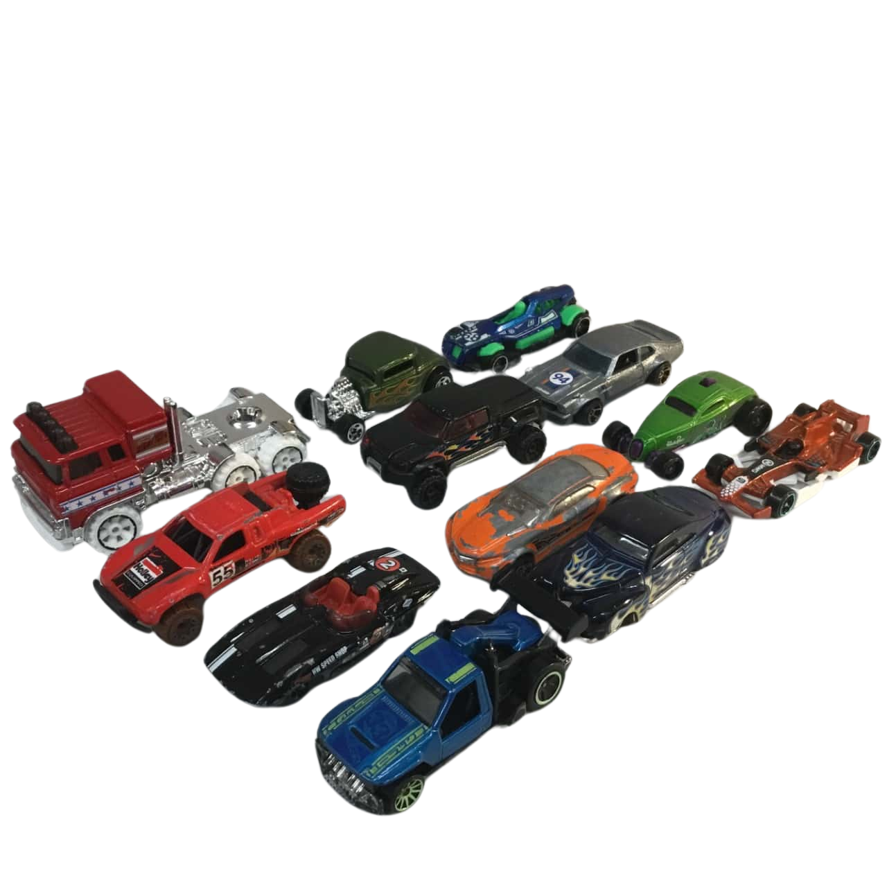 Hot Wheels Assorted Cars x 12 As pictured