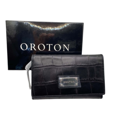 Oroton Womens Wallet Black  