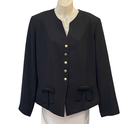 Discovery Womens Size 16 Suit Jacket Black