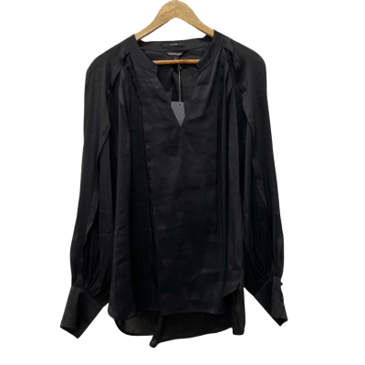 Country Road Womens  Size 16 Long Sleeve Top Black  