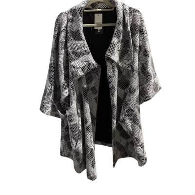  Maglia Womens  Size 20 Open Jacket Black  / White BNWT