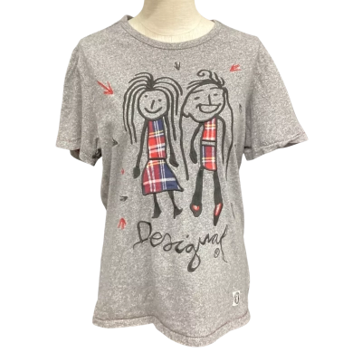 Desigual Womens  Size M T-shirts Grey 