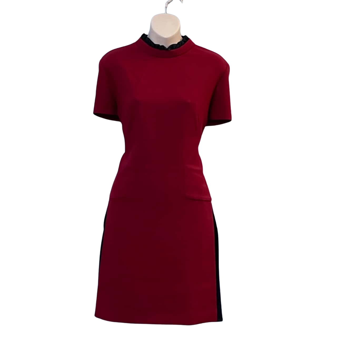 fitted lace wedding dress CUE Scarlet One Shoulder Dress Red Stretch Jersey Midi – Naked Pear
