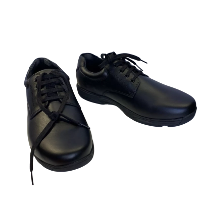 Surefit Mens Size 42 Leather Shoes Black 