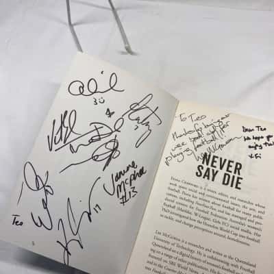 Signed Copy Never Say Die by Fiona Crawford and Lee McGowan 