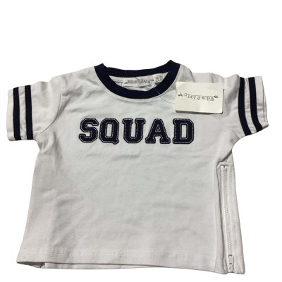  Willow & Jag Girls Size 4 Skirt  & T-shirt Navy Blue / White HTH1