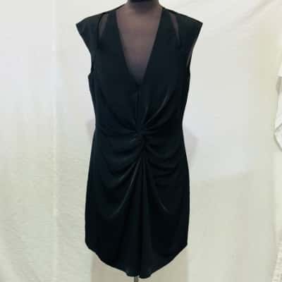 BETTINA LIANO Size 14 Cocktail Dress Black  