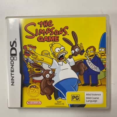 The Simpsons game Nintendo DS