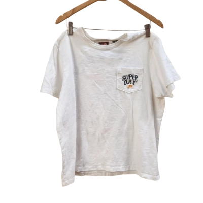 Superdry Tiger Print T-Shirt White