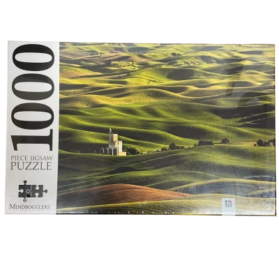 hinkler Mindbogglers 1000 Piece Jigsaw Puzzle The Palouse From Steptoe Butt, Washington