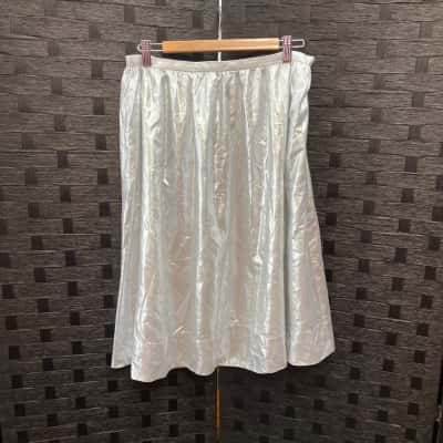 French Connection Womens  Size 12 Silver Skirt