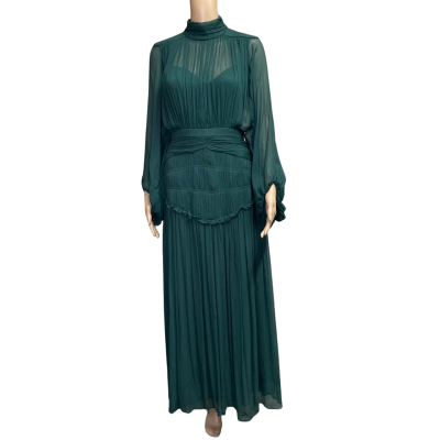 Shona Joy Womens  Size 10 Midi Dress Green 