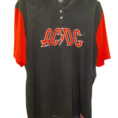 AC/DC Mens  Size XXXL Printed Shirt Black  / Red 