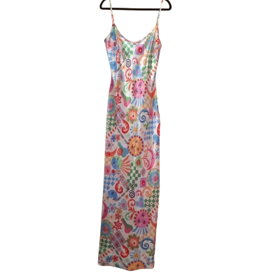  Womens  Size 12 Maxi Dress Multicoloured / Pattern 