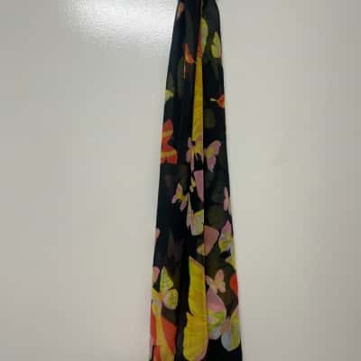  Women's One Size Scarf - Butterfly Print