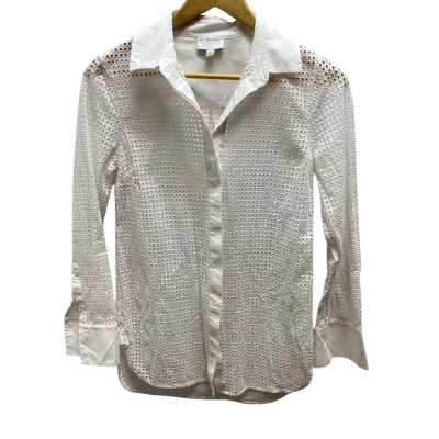 Witchery Womens  Size 6 White Shirt
