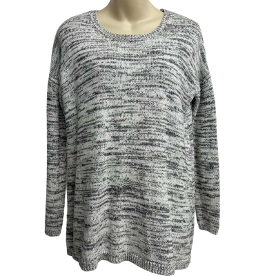 Seed Heritage Womens Size XS Black & White Jumper
