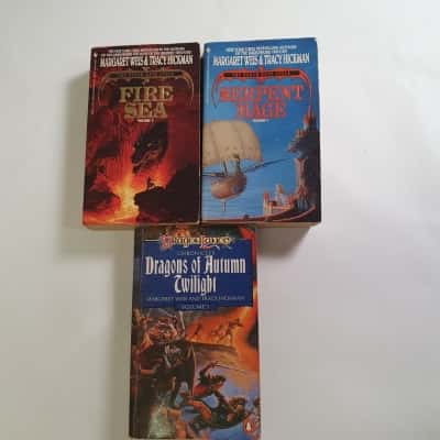 Dragon Lance & The Death Gate Cycle By Margaret Weis & Tracy Hickman