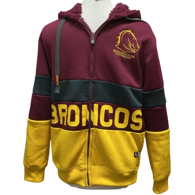 NRL jacket Kids 14 Maroon / Yellow 