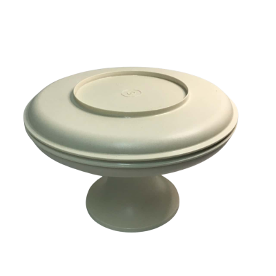 Vintage Tupperware cake Pie Plastic Holder on Pedestal