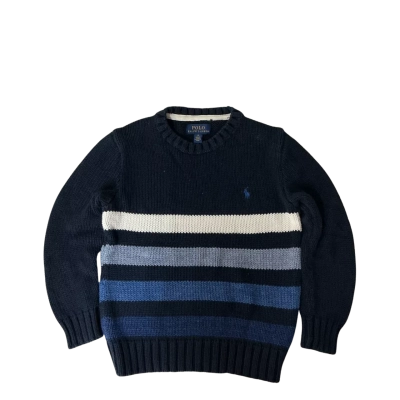 Polo Ralph Lauren Cotton Logo  Size 5 Jumper Navy Blue 