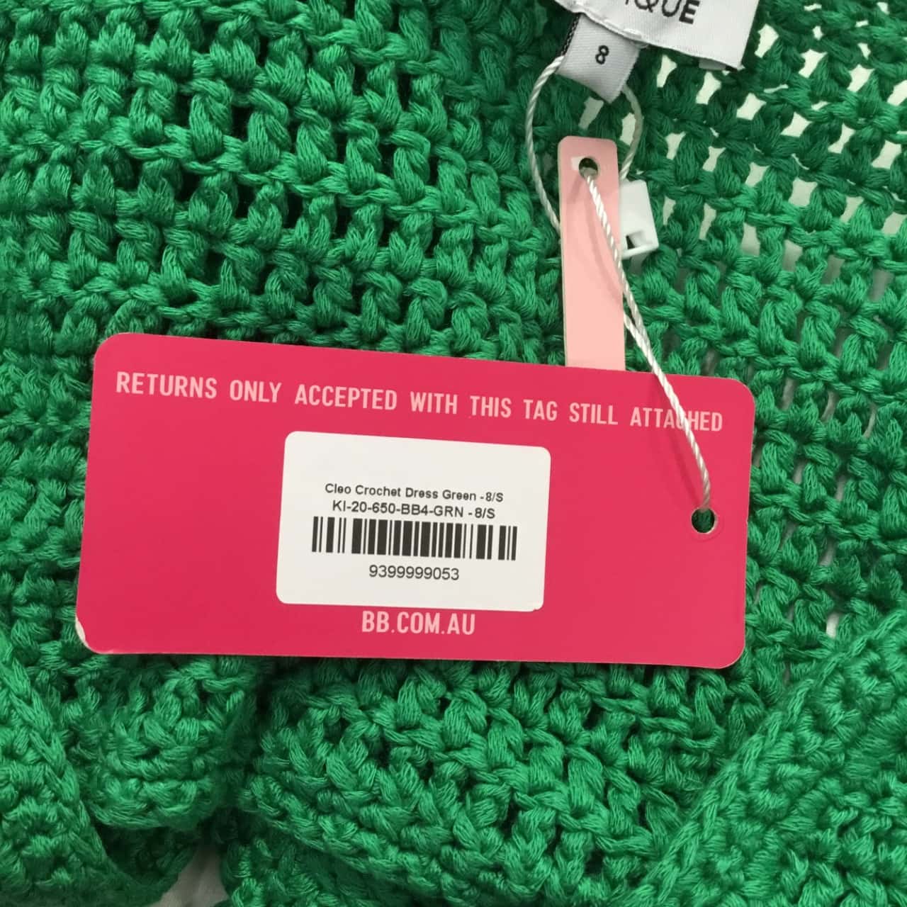 Women's Beginning Boutique Size 8 Green Cleo Crochet Dress(s) - Used As New | Salvos Stores Women's Beginning Boutique Size 8 Green Cleo Crochet Dress(s) - Used As New | Salvos Stores