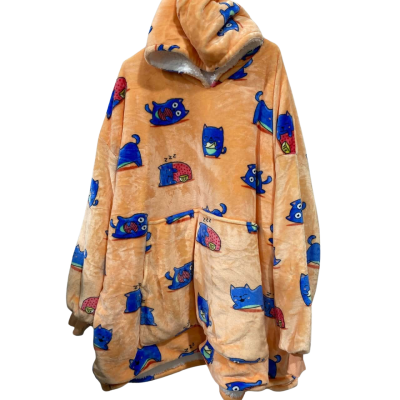 OODIE  Womens  Size 14 Peach With Cats 