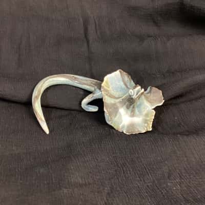 Blue Handmade Frilled Neck Lizard 12cm 