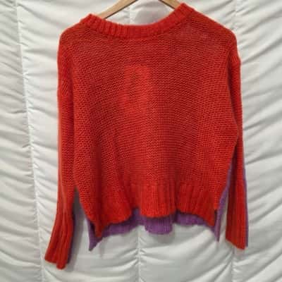 Womens Jumper / Pullover Orange / Red 