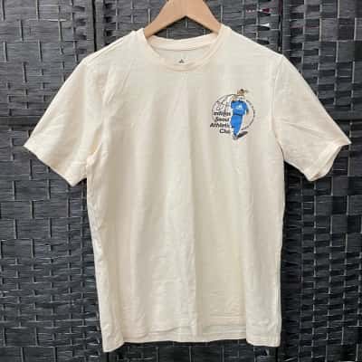 Adidas Mens  Seoul Athletics Club Size L Short Sleeve T-shirt Cream 