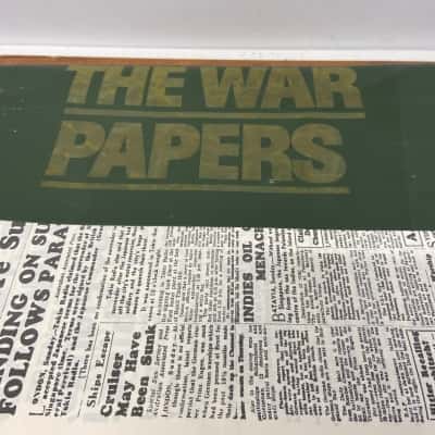 Vintage collectors binder “The War Papers” 