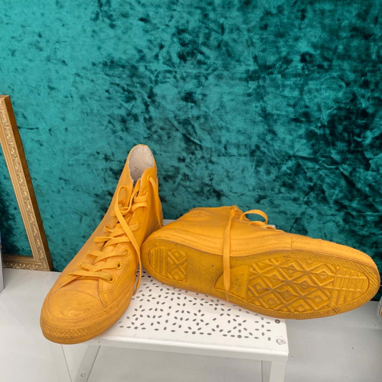 Converse Yellow Rubber Shoes Size 12(s)