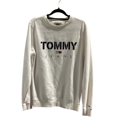 NWOT Tommy Jeans Mens Size S White Sweatshirt