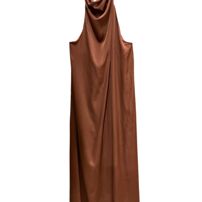 Sheike Womens  Size 12 Maxi Dress Brown 
