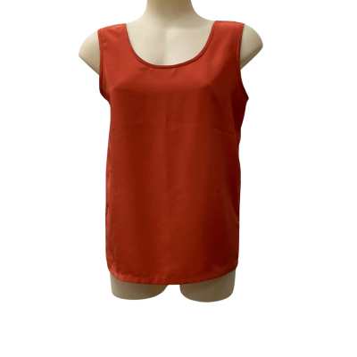  Keya Gold Coast - Burnt Orange Sleeveless Top Size 10