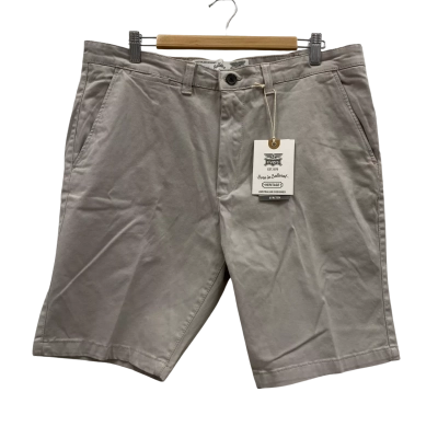 Rivers Mens Shorts Size 34 Light Grey BNWT
