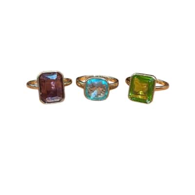 3 x costume rings Sz 10