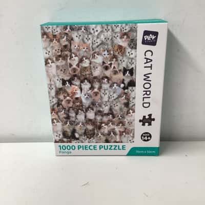 NEW - Play Studio Cat World 1000 Piece Puzzle