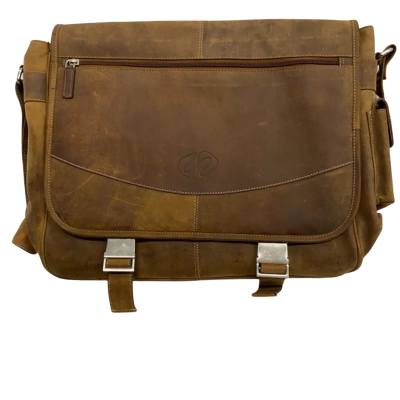 McCase LMB-VN Premium Leather Messenger Bag 