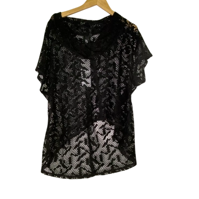 Taking Shape Womens  Size XXS Blouse Black  