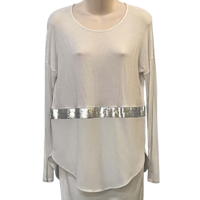 French Connection Womens  Size XS Blouse / Long Sleeve Top White 