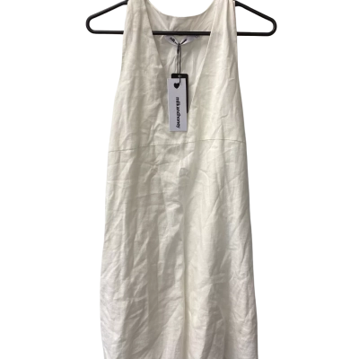Milk & Honey White Linen Dress   Size 12 